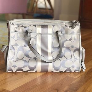 Beautiful COACH Large Diaper Bag Like New